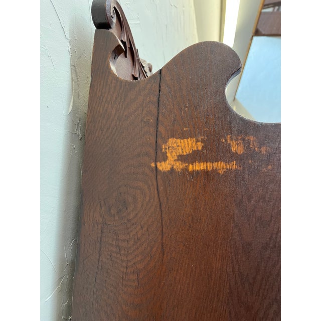 Oak Victorian Side by Side Bookcase/ Desk For Sale - Image 11 of 11