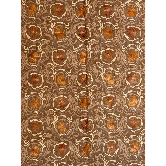 Modern Silk and Wool Modern Nepalese Rug , 9'10" X 13'10" For Sale - Image 3 of 5