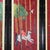 Red Vintage Chinoiserie Four-Panel Folding Screen – Hand-Painted English Hunting Scene With Black Faux Bamboo Frame For Sale - Image 8 of 17