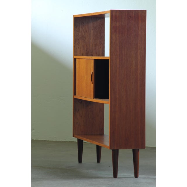 Mid-Century Modern Mid-Century Modern Danish Teak Bookcase with Sliding Doors, 1960s For Sale - Image 3 of 18