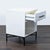Modern West Elm Wood Tiled Nightstand For Sale - Image 3 of 9