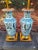 Late 20th Century Late 20th Century Pair of Frederick Cooper Floral Lamps With Brass Bases For Sale - Image 5 of 9