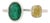 Modern Toi Et Moi Emerald & Yellow Diamond Bypass Ring Size 5, 1.88ct in 18k White Gold For Sale