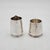 A sterling silver cream and sugar, U.S.A. circa 1930. The creamer measures 3" h x 3.5" w x 2.5" d, and the sugar bowl...
