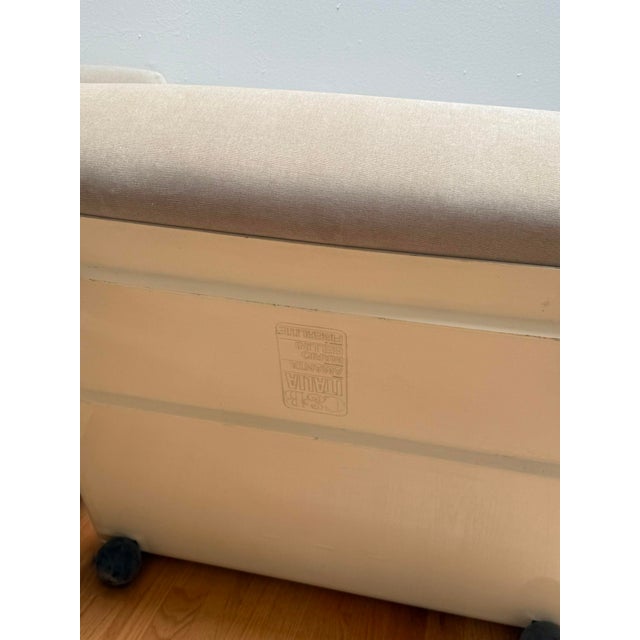 1960s Amanta Modular Sofa by Mario Bellini, B&b Italia, Sand Velvet For Sale - Image 9 of 10
