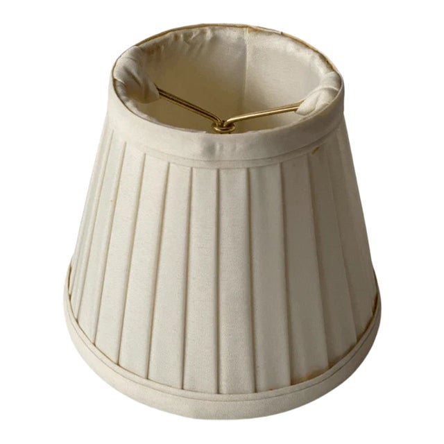 Vintage Pleated Mini Lamp Shade For Sale