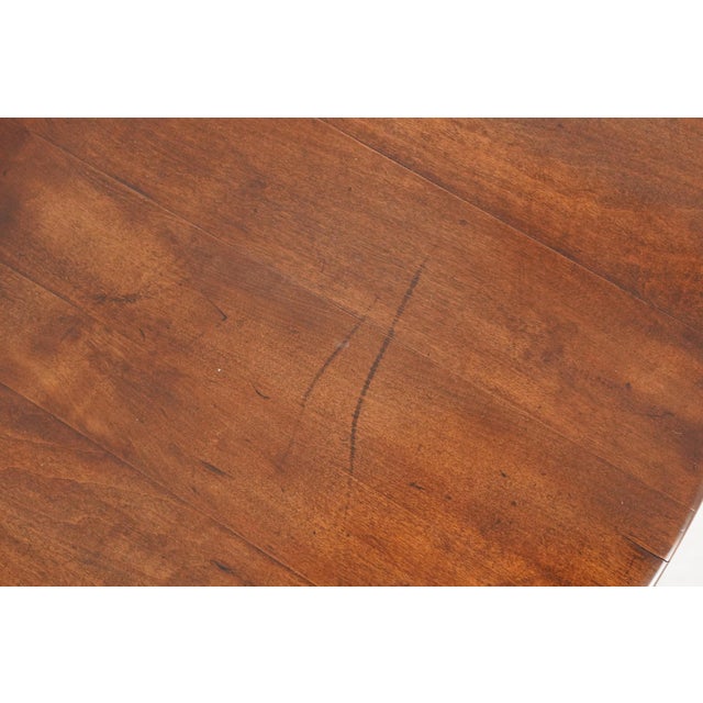 Vintage Solid Walnut Swivel Desk Office Chair For Sale - Image 4 of 16