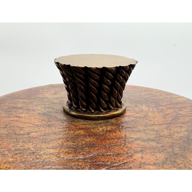 Maitland Smith Safari Giraffe Themed Lidded Canister For Sale - Image 12 of 14