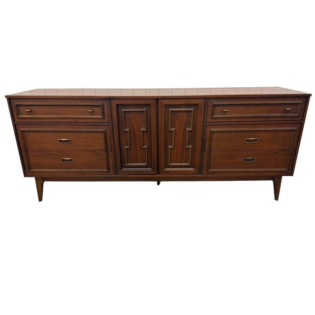 Mid-Century Modern 3-Piece Walnut Bedroom Set For Sale - Image 9 of 14