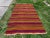 Vintage Turkish Striped Kilim Area Rug For Sale - Image 9 of 9