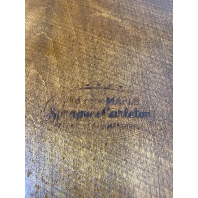 Wood 1970s Vintage Sprague and Carlton Wooden Windsor Master Chair For Sale - Image 7 of 8