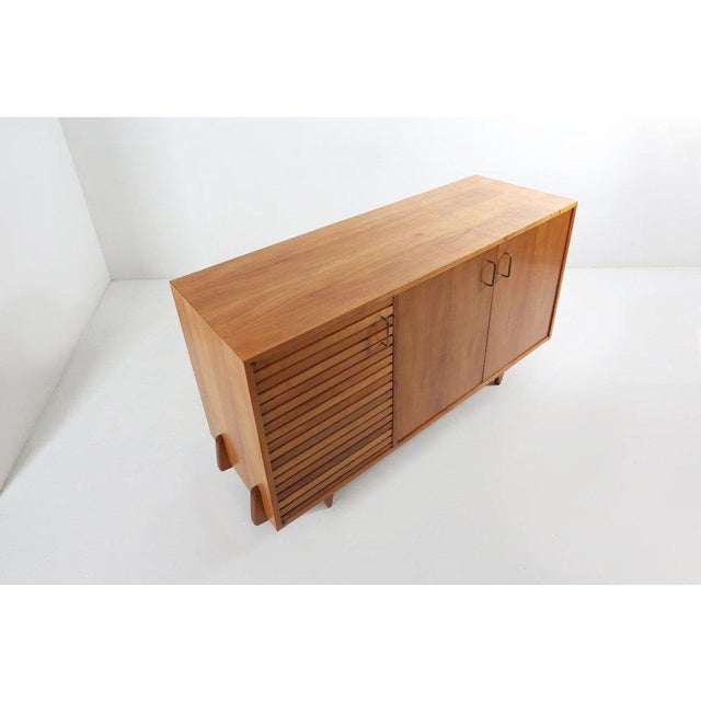 Mid-Century French Sideboard in Cherrywood, 1950s For Sale - Image 15 of 18