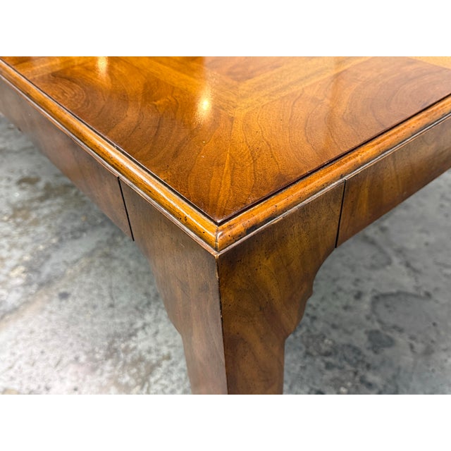 Vintage Drexel Heritage Extension Dining Table For Sale - Image 9 of 12