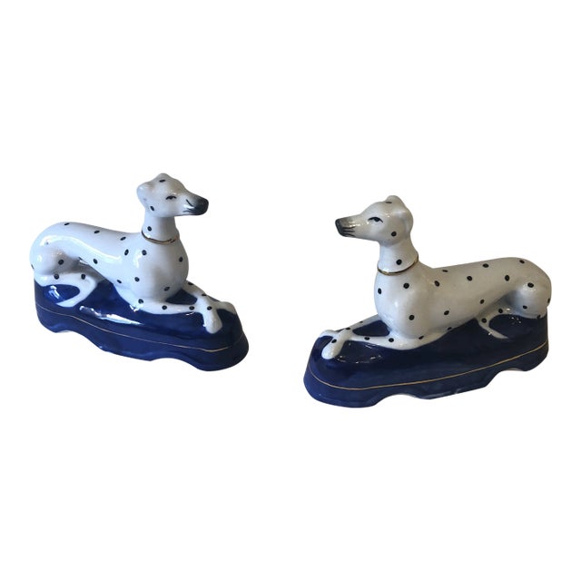 Staffordshire Dalmatian Figurines - a Pair For Sale