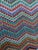 Missoni Style Multicolor Knit Chevron Tissue Box Cover For Sale - Image 11 of 13