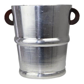 Anodized Aluminum Champagne Bucket by Fritz August Breuhaus de Groot for Zeppelin Metallwerke, 1930s For Sale