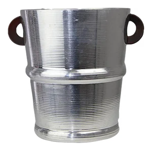 Anodized Aluminum Champagne Bucket by Fritz August Breuhaus de Groot for Zeppelin Metallwerke, 1930s