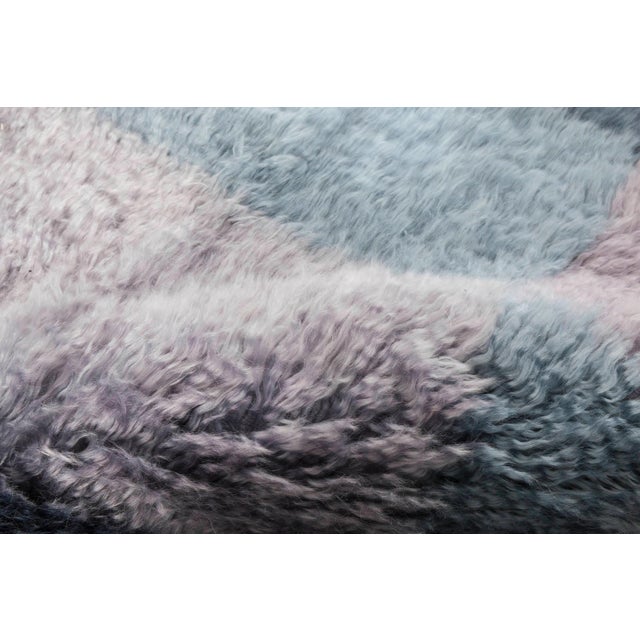 Early 21st Century Modern Swedish-Inspired Rya Pile Wool Rug by Doris Leslie Blau For Sale - Image 5 of 9