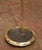 Brass Mid-Century French Brass and Iron Four-Piece Fireplace Tool Set on Stand For Sale - Image 8 of 9