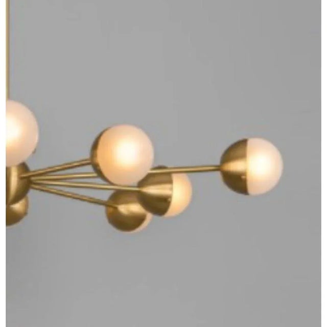 Molecule Spark Round 10 Chandelier by Schwung For Sale - Image 4 of 6