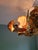Large Brutalist Brass Chandelier with Floral Decoration, 1970s For Sale - Image 17 of 18