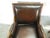 2000 - 2009 Theodore Alexander Pair of Mahogany Carved Leather Seat Chairs For Sale - Image 5 of 11