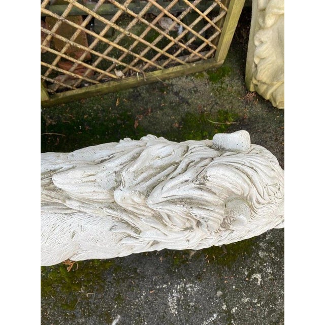 Large Cast Stone Wild Boar Garden Sculpture For Sale - Image 9 of 18