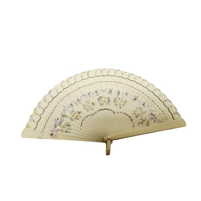 Art Nouveau Polish Celluloid Fan, 1930s For Sale - Image 4 of 13
