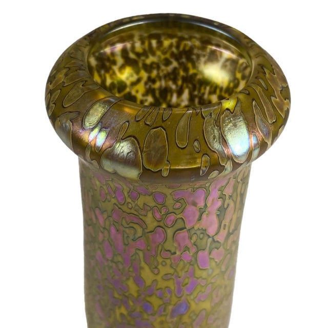 David Lotton 1990s David Lotton Art Glass Vase For Sale - Image 4 of 6