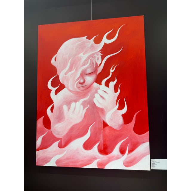 2020s Washed, Acrylic on Canvas, Felix Abcede (2025) For Sale - Image 5 of 5