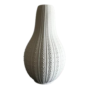 Heinrich and Co Porcelain White Matte Floor Vase