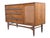 Mid-Century Modern Mid-Century Modern Walnut & Rattan Cabinet – Restored Danish Modern Credenza For Sale - Image 3 of 11