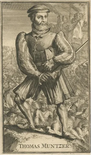 Romeyn de Hooghe, Thomas Müntzer, Reformation-Era German Theologian, 1701, Print