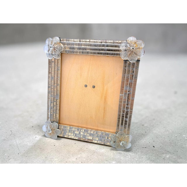 Gold Murano Glass Photo Frame from Manifattura Di Murano, 1970s For Sale - Image 8 of 8