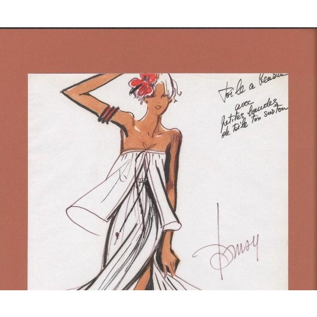 RARE! This is an original 1980's fashion design from a French designer, Drusy Passerini. Drusy was a “stylist modeliste”...