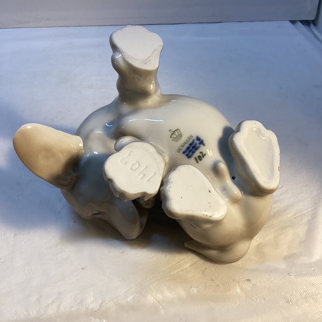 Mid 20th Century Royal Copenhagen Porcelain Figurine, Dachshund Puppy For Sale - Image 10 of 11