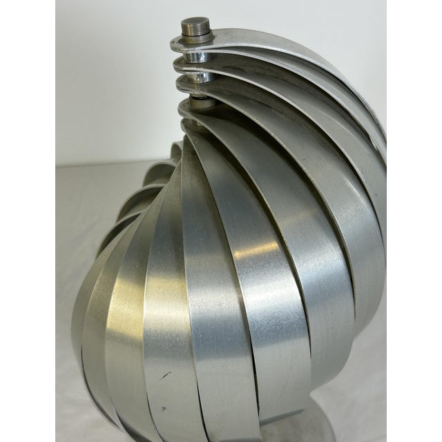 Gray Vintage Moon Table Lamp, 1970s For Sale - Image 8 of 11