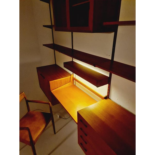 Danish Modern Modular Teak Shelving System by Kai Kristansen for FH Möbel, Denmark, 1960s For Sale - Image 10 of 11