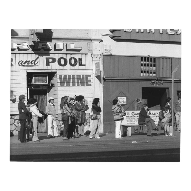 1979 Don Ware Hollywood Bus Stop Photograph For Sale
