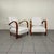 Wood Art Deco Italian Armchairs in Curved Wood, 1930s, Set of 2 For Sale - Image 7 of 15
