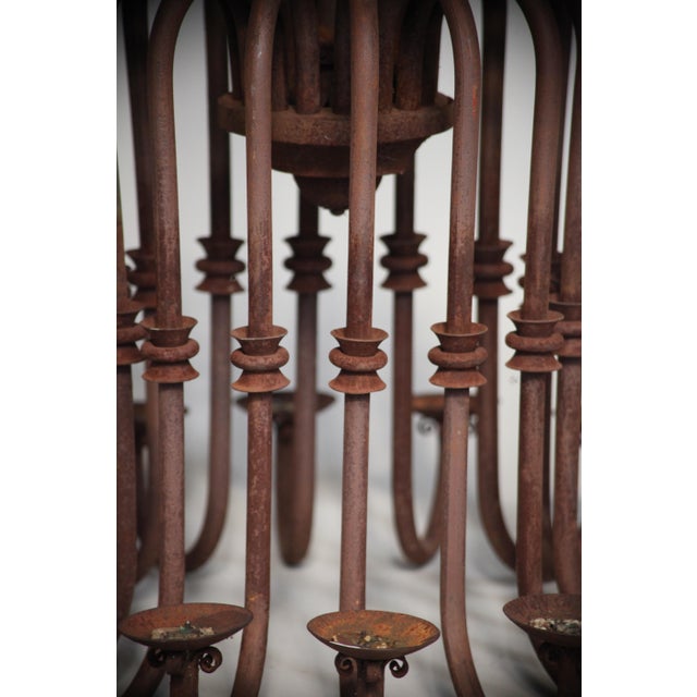 Antique Candle Chandelier, 1890s For Sale - Image 13 of 18