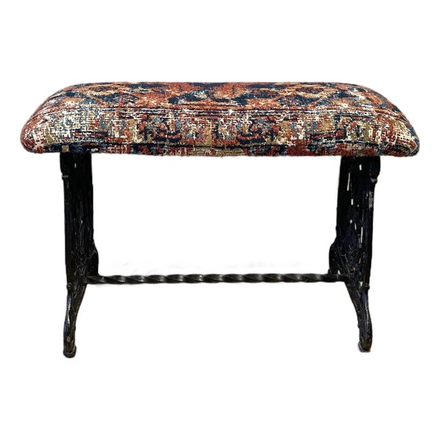 Antique Cast Iron Bench For Sale