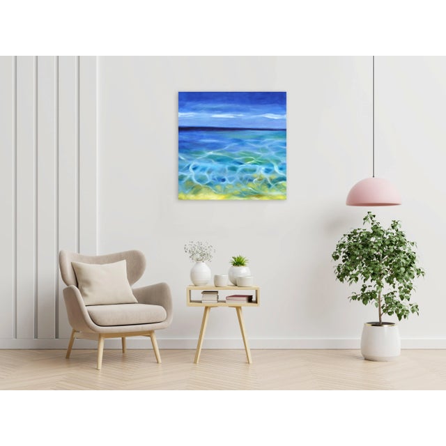 Blue "Dreamscape I" Original Artwork by Bettina Mauel For Sale - Image 8 of 10