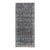 Over Dyed Gallery Oushak With All-Over Floral Design in Charcoal, Cream & Grays For Sale