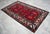 Red 1960s Authentic Turkish Rug, Red & Indigo Wool Carpet, Hand-Spun Anatolian Rug, Sustainable Antique Rug For Sale - Image 8 of 16