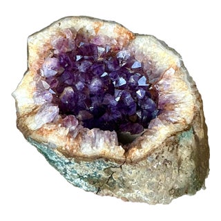 Vintage Boho Amethyst Geode For Sale