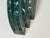1980s Karl Springer Purcell Brass + Aqua Glass Sconces, Pair For Sale - Image 9 of 12