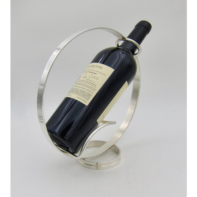 Contemporary Christofle Wine Bottle Stand and Pourer Designed by Bernard Yot For Sale - Image 3 of 10