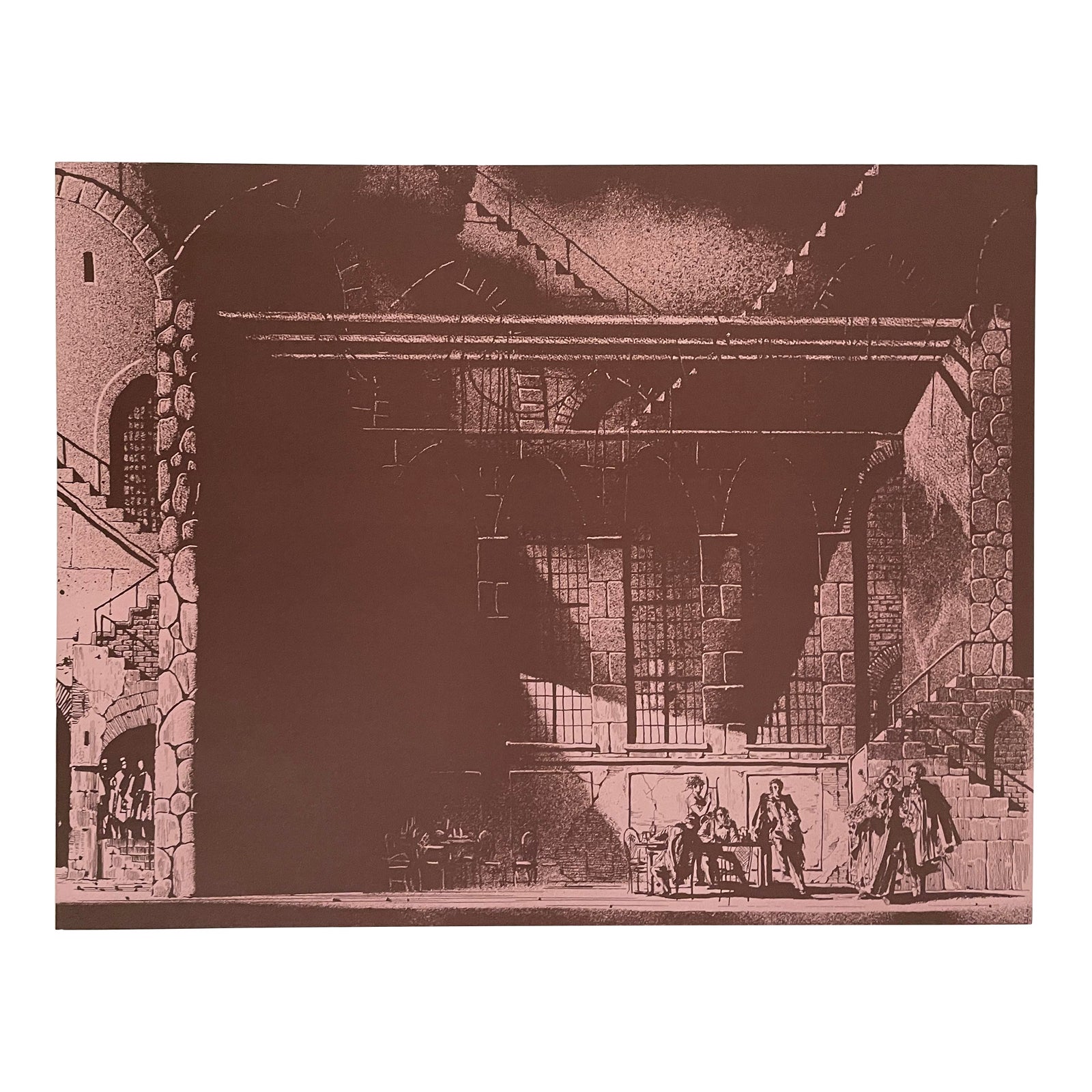 Joseph Pecsenke Tales of Hoffman Opera Lithograph | Chairish