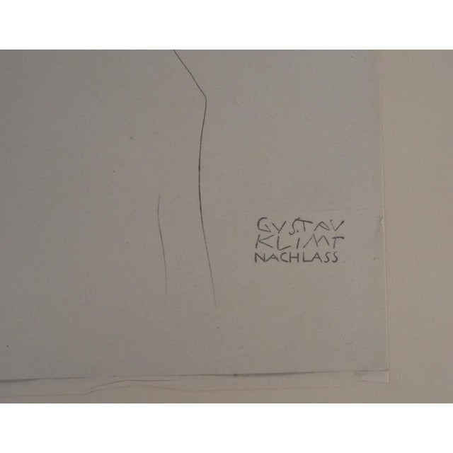 Gustav Klimt, Actress, 1919, Signed Lithograph For Sale - Image 3 of 6